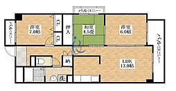 ロードハイムYK 3LDKの間取図画像