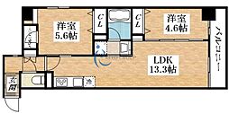 フェリーチェ・ヴィータ 1SLDKの間取図画像