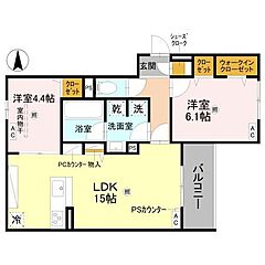 物件の間取り