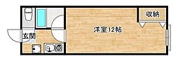 山本住宅 1Kの間取図画像