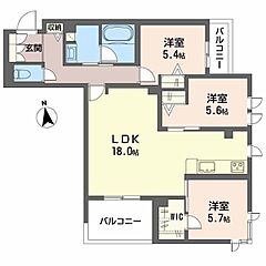 物件の間取り