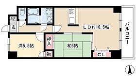 松重スカイマンション3  ｜ 愛知県名古屋市中川区松重町4-5（賃貸マンション2LDK・5階・58.32㎡） その2