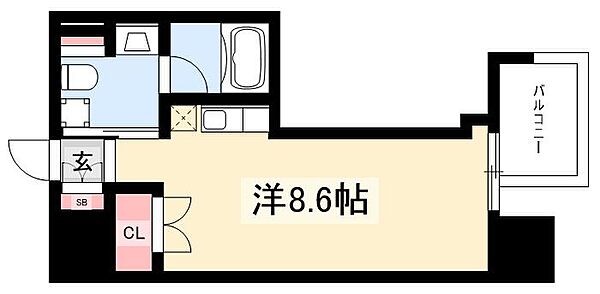 Comfort金山 ｜愛知県名古屋市熱田区新尾頭1丁目(賃貸マンション1R・3階・23.07㎡)の写真 その2