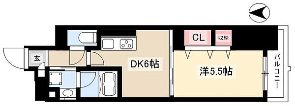 エスカルコート ｜愛知県名古屋市中区大須2丁目(賃貸マンション1DK・2階・32.32㎡)の写真 その2