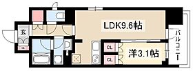 オーパスレジデンス名古屋ステーション  ｜ 愛知県名古屋市中村区亀島1丁目12-18（賃貸マンション1LDK・13階・35.28㎡） その2