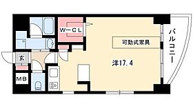 ラドーニ清水  ｜ 愛知県名古屋市北区清水2丁目1-5（賃貸マンション1R・4階・51.58㎡） その2