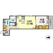 フェリシアーク  ｜ 愛知県名古屋市中村区二ツ橋町1丁目2番(地番)（賃貸アパート1LDK・3階・48.69㎡） その2