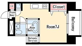 SK BUILDING-6  ｜ 愛知県名古屋市中区大須1丁目33-21（賃貸マンション1R・4階・24.96㎡） その2