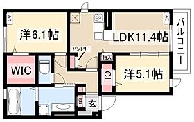 セレスティア江向  ｜ 愛知県名古屋市西区江向町2丁目24番1(地番)（賃貸アパート2LDK・2階・58.37㎡） その2