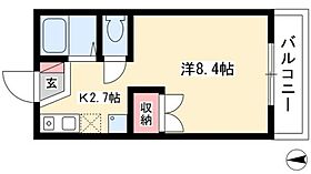 ヘーベルエスパスＶ　A  ｜ 愛知県名古屋市中川区高畑4丁目28（賃貸マンション1K・3階・26.59㎡） その2