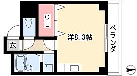 メルベーユII  ｜ 愛知県名古屋市港区津金1丁目4-37（賃貸マンション1R・2階・23.63㎡） その2