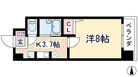 マ・メゾン白金  ｜ 愛知県名古屋市昭和区白金2丁目4-9（賃貸マンション1K・4階・24.00㎡） その2