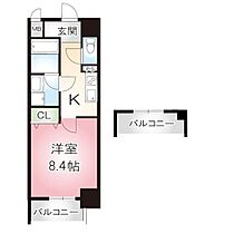 ecrin上前津  ｜ 愛知県名古屋市中区富士見町4-31（賃貸マンション1K・2階・30.80㎡） その2