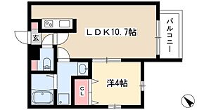 Cherim八田WEST  ｜ 愛知県名古屋市中川区花池町3丁目54-1（賃貸アパート1LDK・2階・34.67㎡） その2