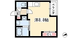 Grandtic池下  ｜ 愛知県名古屋市千種区田代町字蝮池上108-56（賃貸アパート1R・1階・23.58㎡） その2