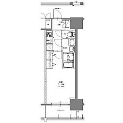 S-RESIDENCE浅間町駅前axial(アクシャル) 13階1Kの間取り