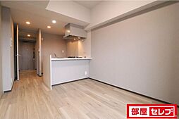 メイクスアート上前津VI 15階1LDKのリビング/ダイニング