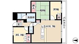 間取図画像 3LDK