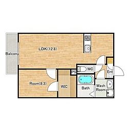 間取図画像 1LDK