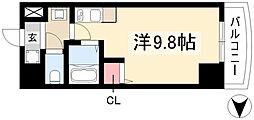 サン・アペックス名駅 ワンルームの間取図画像