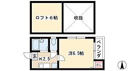 間取図画像 1K