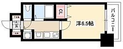 プレサンス新栄デコール 1Kの間取図画像