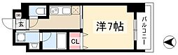レジデンス東別院スクエア2 1Kの間取図画像