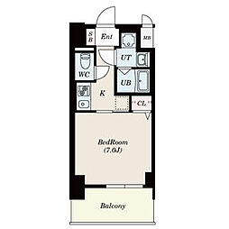 S-RESIDENCE浄心East 1Kの間取図画像
