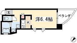 グランステージ千種 1Kの間取図画像