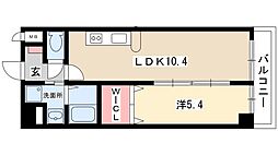 マイアトリア栄 1LDKの間取図画像