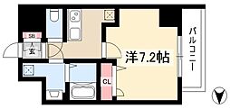 エスリード大須デュオ 1Kの間取図画像