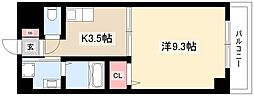 ラトリシエール 1Kの間取図画像