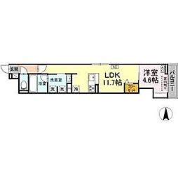 Urbana 1LDKの間取図画像
