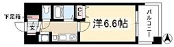 プレサンス桜通り葵 1Kの間取図画像