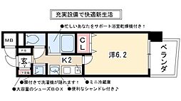 プレサンス桜通アベニュー 1Kの間取図画像