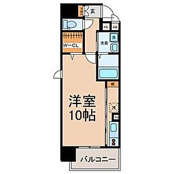 グランシャリオ栄 1Kの間取図画像