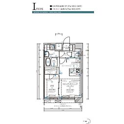 ディアレイシャス名古屋大須通 1LDKの間取図画像