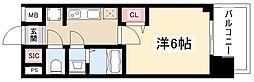 アドバンス名古屋ブランシュ 1Kの間取図画像