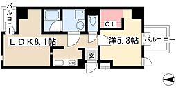 acer 1LDKの間取図画像