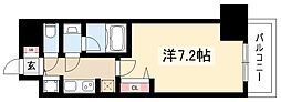 セイワパレス丸の内駅前プレミア 1Kの間取図画像