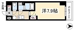 アドバンス名古屋ワイノット 1Kの間取図画像