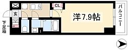 アドバンス名古屋ワイノット 1Kの間取図画像