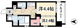 シーズンフラッツ矢場 2Kの間取図画像