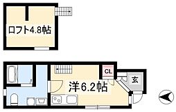 ル・ココン稲葉地本通 1Kの間取図画像