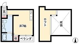 エスポワール車道 1Kの間取図画像
