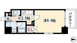 PlanBaim大須駅前 1Kの間取図画像