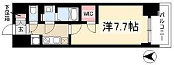 プレサンス新栄町ギャラント 1Kの間取図画像