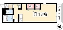 サクセス6 ワンルームの間取図画像
