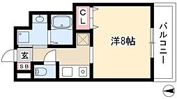 サン・錦本町ビル 1Kの間取図画像