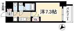プレサンス新栄リベラ 1Kの間取図画像